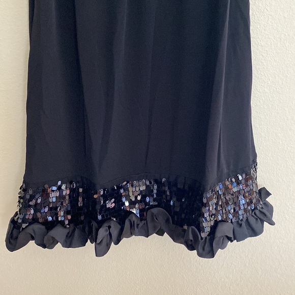 Black Sequined Express Cocktail Dress Small EUC Worn Once - Picture 3 of 10